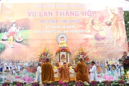 Đại lễ vu lan báo hiếu tại Tịnh Xá Ngoc Quang