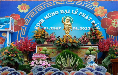 Krông Búk: Ban Trị sự Huyện trang nghiêm tổ chức Đại lễ Phật đản PL.2567.