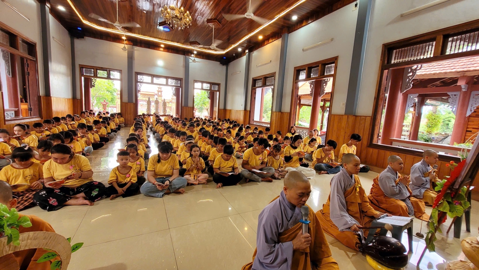 Xã Xuân Phước: Khóa tu “Vu lan – mùa Hiếu hạnh” tại chùa Viên Lâm