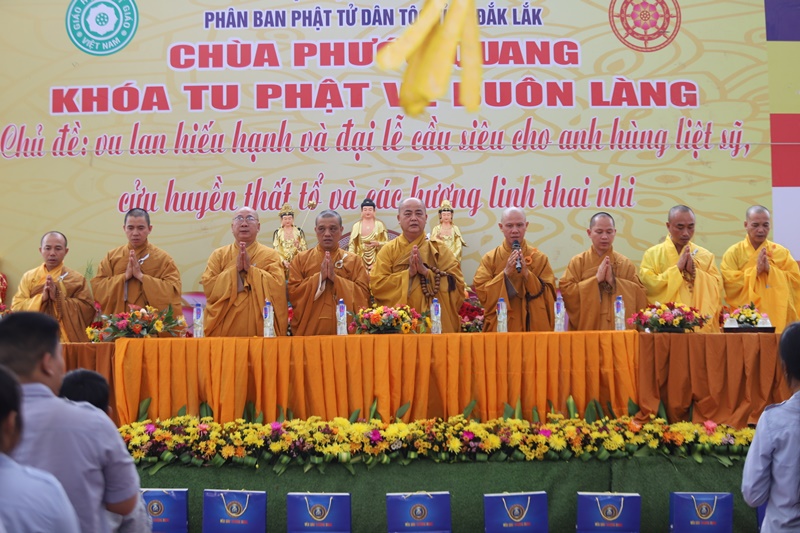 Xã Đức Bình: Phật về buôn làng, đúc tượng Bồ-tát và Đại lễ Vu Lan tại chùa Phước Quang