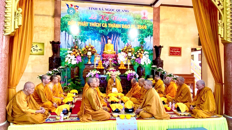 P.Buôn Ma Thuột: Tịnh xá Ngọc Quang tổ chức Lễ kỷ niệm ngày Đức Phật thành đạo 