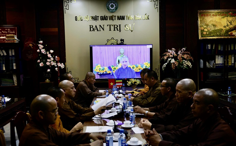Thường trực Ban Trị sự GHPGVN tỉnh Đắk Lắk họp phiên định kỳ tháng 9/2026