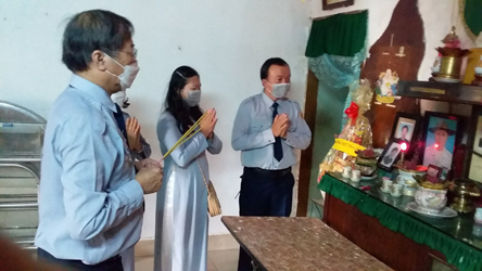 Gia Đình Phật tử Đắk Lắk tưởng niệm đến huynh trưởng quá vãng, thăm huynh trưởng cao niên