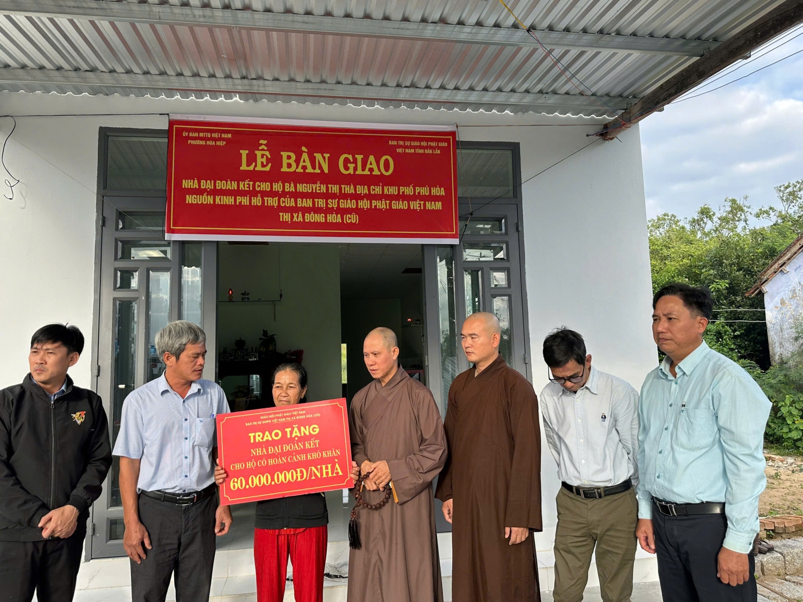 P. Hòa Hiệp: Bàn giao nhà Đại đoàn kết cho hộ gia đình có hoàn cảnh khó khăn