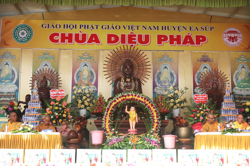 EaSup: Ban Trị sự Huyện trang nghiêm tổ chức Lễ Phật đản PL.2567