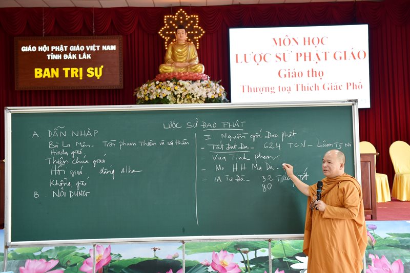  Các Tu sinh Khóa tu Gia giáo học Lược Sử Phật giáo