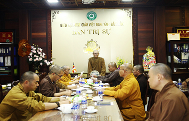 Phiên họp triển khai công tác tổ chức Đại hội Đại biểu Phật giáo tỉnh Đắk Lắk nhiệm kỳ 2022 – 2027.