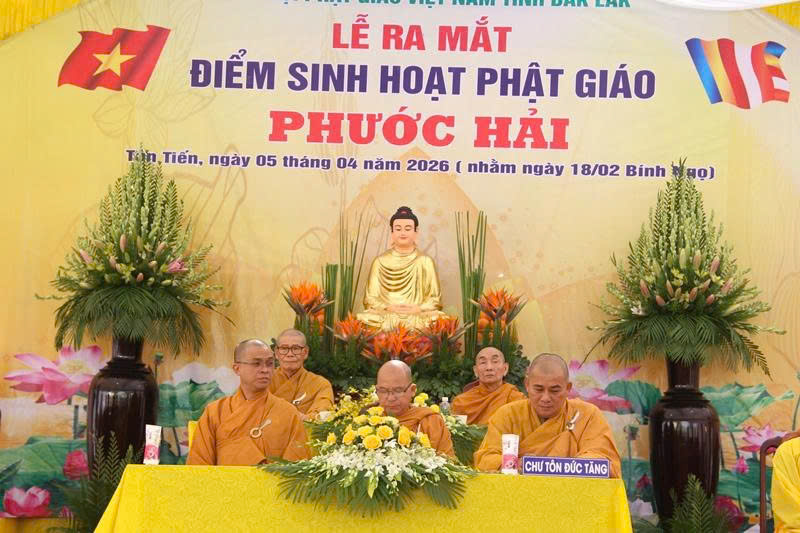 X.Tân Tiến: Lễ ra mắt Điểm sinh hoạt Phật giáo Phước Hải