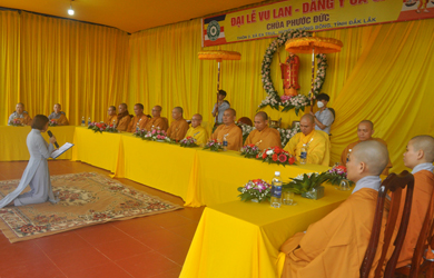 Chùa Phước Đức Krông Bông tổ chức lễ Vu Lan và dâng y 
Pl 2566 – dl 2022
