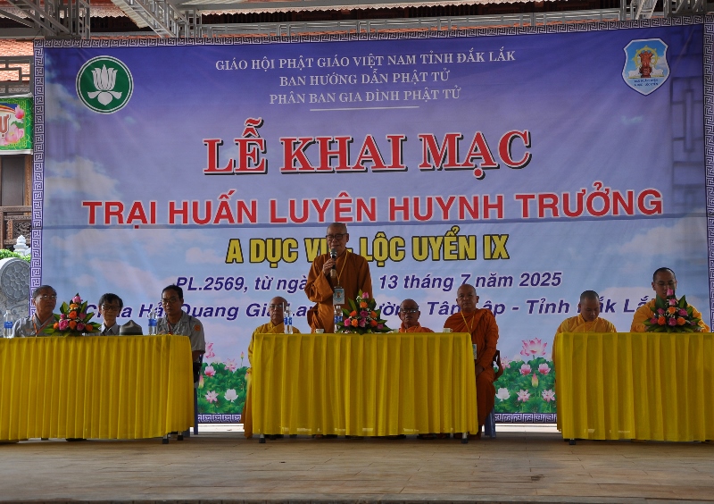 P.Tân Lập: Lễ khai mạc liên trại huấn luyện Huynh trưởng Lộc Uyển IX - ADục VII năm 2025