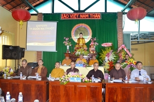 Phật giáo TP Buôn Ma Thuột: Hội nghị Tổng Kết Phật Sự năm 2016