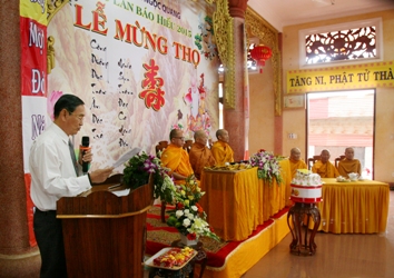 Tịnh xá Ngọc Quang tổ chức Mừng thọ cho các Phật tử cao niên
