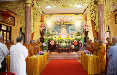 Tịnh xá Ngọc Quang tổ chức lễ Phật Thành đạo 
