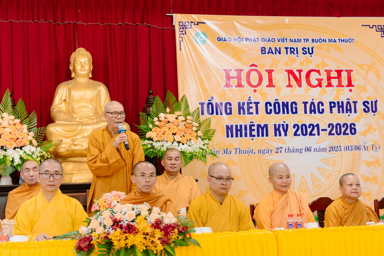 Phật giáo TP.Buôn Ma Thuột tổng kết công tác Phật sự nhiệm kỳ 2021-2026