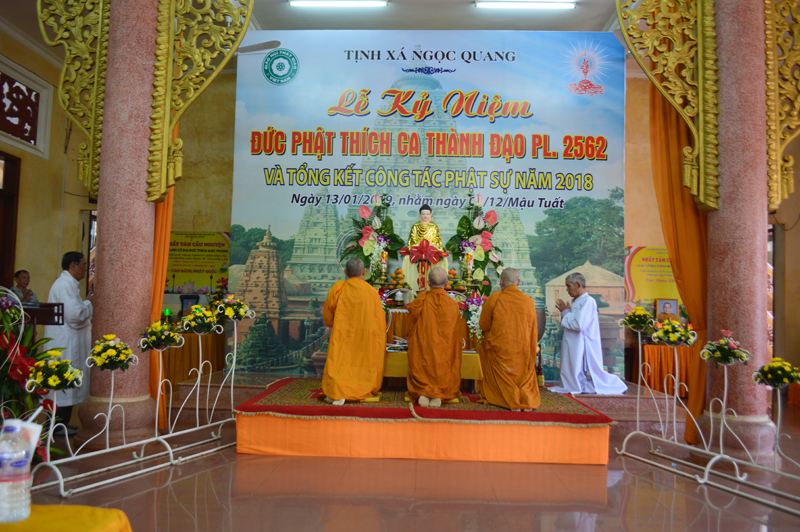 Lễ kỷ niệm Phật Thích Ca Thành đạo PL.2562 tại tịnh xá Ngọc Quang