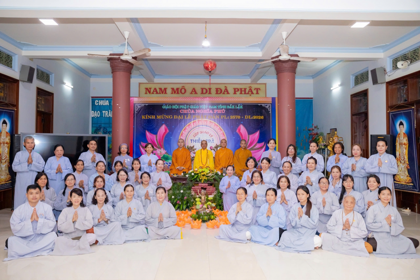 P.Tuy Hòa: Chùa Nghĩa Phú tổ chức đêm thiền trà “Phật ngự trong con”