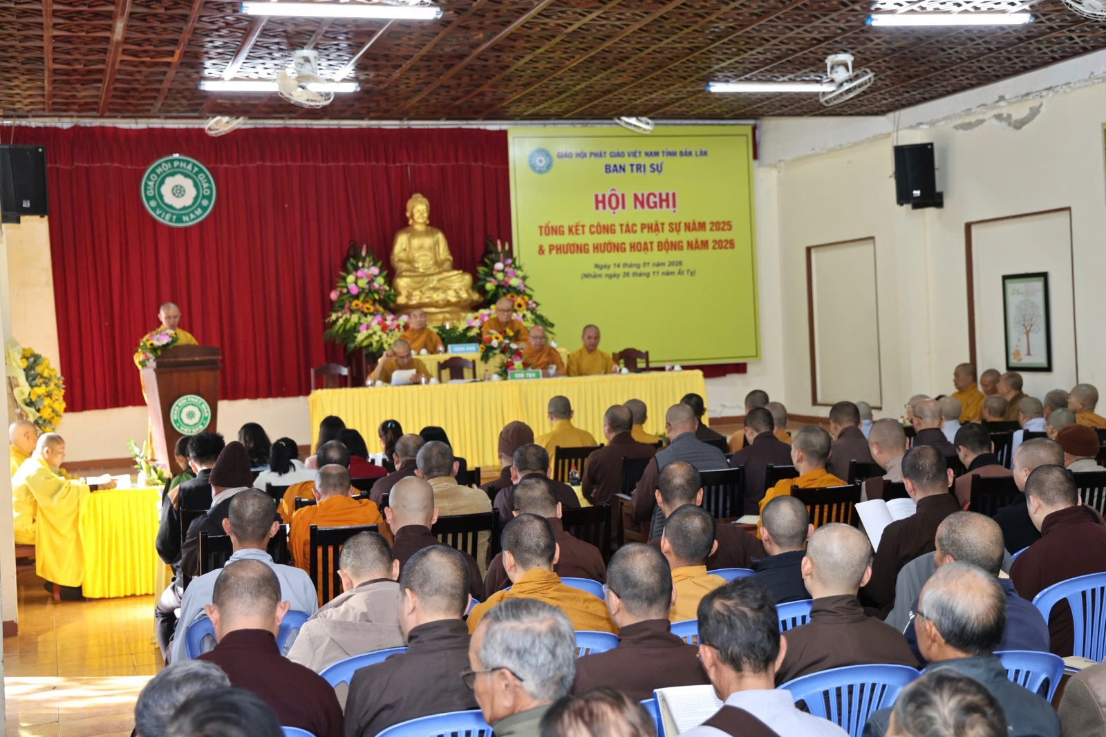 Phật giáo tỉnh Đắk Lắk tổng kết công tác Phật sự năm 2025