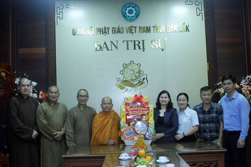Sở Dân tộc và Tôn giáo chúc mừng Đại lễ Vu Lan đến Ban Trị sự Phật giáo tỉnh