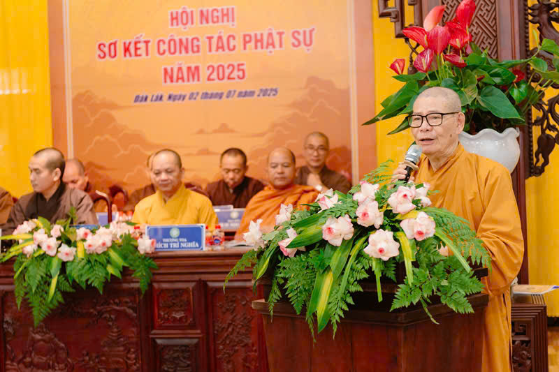 Hội nghị Sơ kết công tác Phật sự tỉnh Đắk Lắk năm 2025
