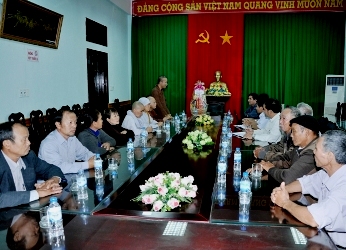 Ban Trị Sự GHPGVN Huyện Krông Năng Thăm Các Cơ Quan Lãnh Đạo Huyện Krông Năng