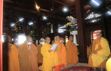 Ban Trị sự Phật giáo tỉnh khai hạ khóa An cư PL.2566