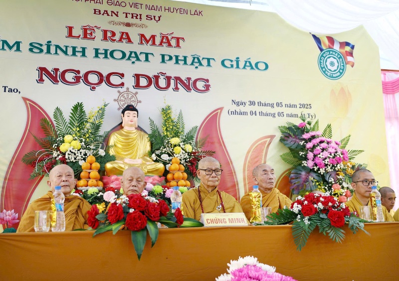 H.Lắk: Lễ ra mắt điểm sinh hoạt Phật giáo Ngọc Dũng