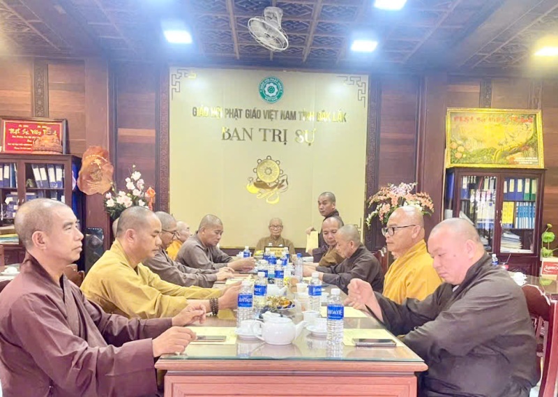 Phật giáo Đắk Lắk họp thường kỳ tháng 5, tổng kết Đại lễ Phật đản PL.2569