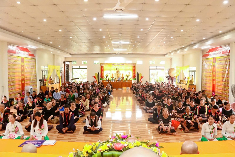 Xã Sơn Giang: Khóa tu dành cho Phật tử đồng bào dân tộc thiểu số