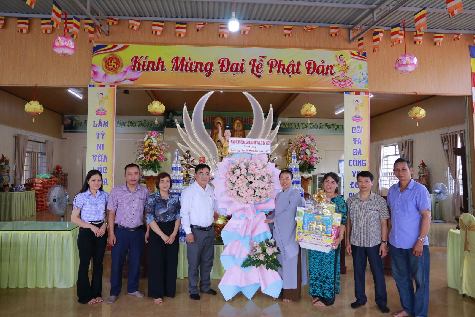 X. Ea Nuôl: Lãnh đạo địa phương thăm và chúc mừng Đại lễ Phật đản PL.2570 – DL.2026
