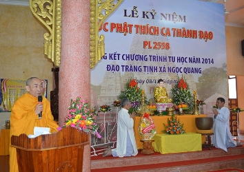 Lễ Kỷ Niệm Phật Thích Ca Thành Đạo PL 2558 và Tổng kết Tu học năm 2014 của Tịnh xá Ngọc Quang
