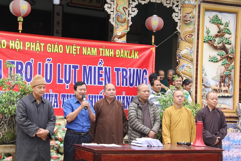 Phật giáo Đắk Lắk: Hướng về đồng bào vùng lũ tỉnh Quảng Trị