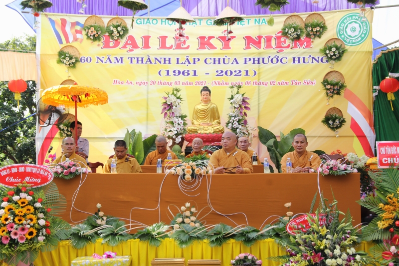 Krông Păk: Lễ kỷ niệm 60 năm thành lập và phát triển chùa Phước Hưng 