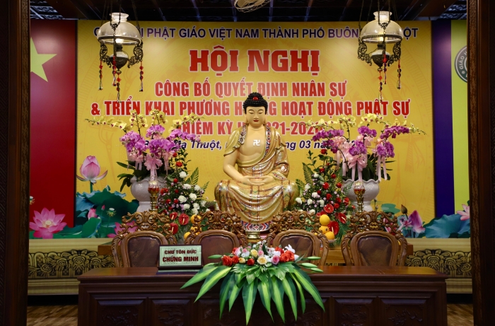 Phật giáo Buôn Ma Thuột hoàn tất các công tác phục vụ Hội nghị Công bố quyết định nhân sự