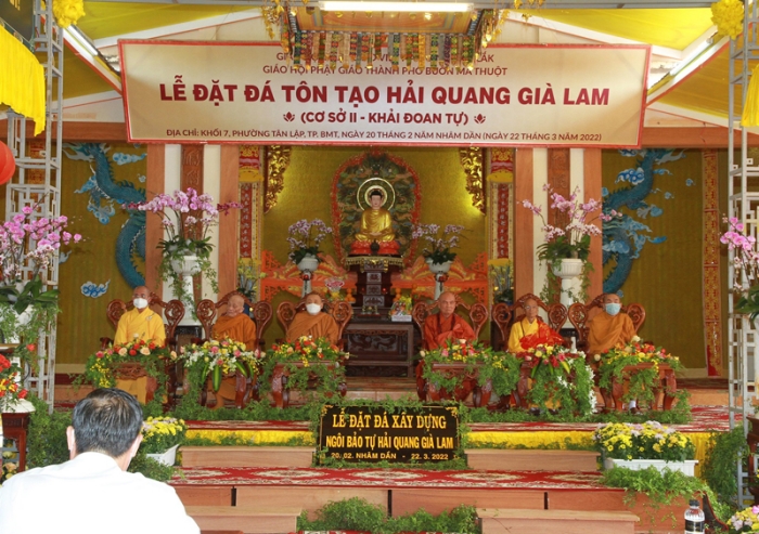 Lễ Đặt đá tôn tạo Hải Quang Già Lam (Chùa Cau - Cơ sở II Khải Đoan)
