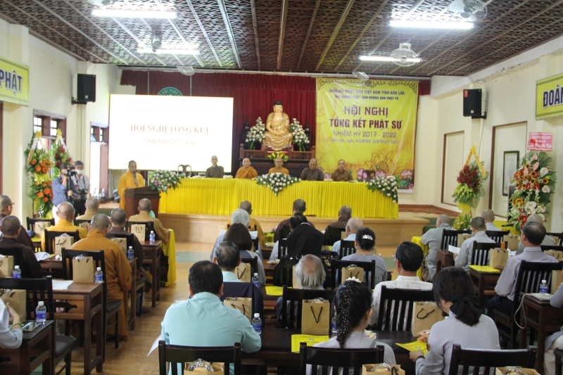 Đắk Lắk: Ban Hoằng Pháp & Ban HDPT tổng kết công tác Phật sự nhiệm kỳ 2017-2022