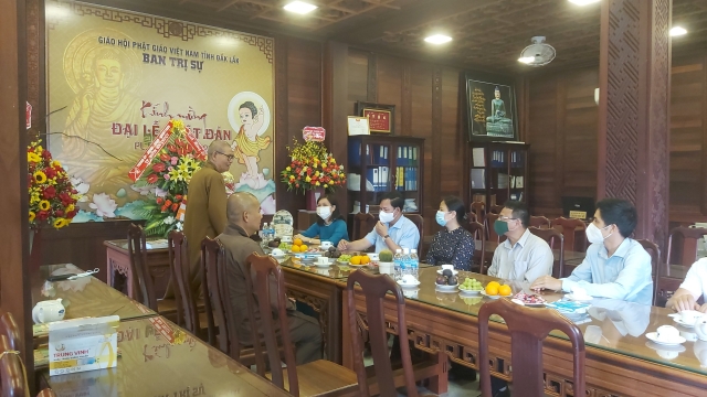 Các đoàn thăm và chúc mừng Phật giáo Đắk Lắk nhân Đại lễ Phật đản PL.2566 - DL.2022