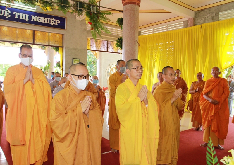 Phật giáo Thành phố Buôn Ma Thuột viếng lễ tang Hòa thượng Thích Giác Thanh