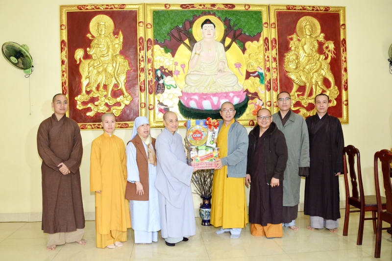 Ban Trị sự Phật giáo thành phố Buôn Ma Thuột thăm các tự viện