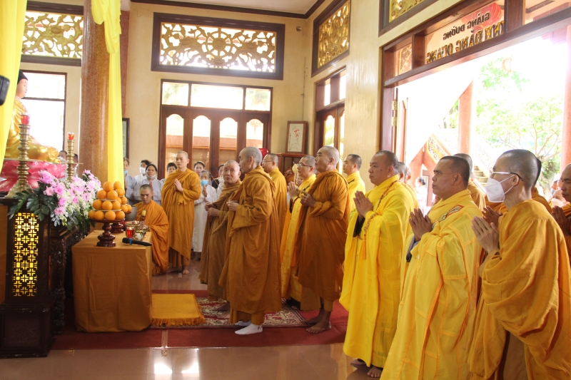 Lễ nhập kim quan Hòa thượng Thích Giác Phương tại tịnh xá Ngọc Quang