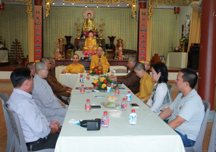Ban Văn hoá GHPGVN tỉnh Đắk Lắk họp triển khai công tác Phật sự Quý II
