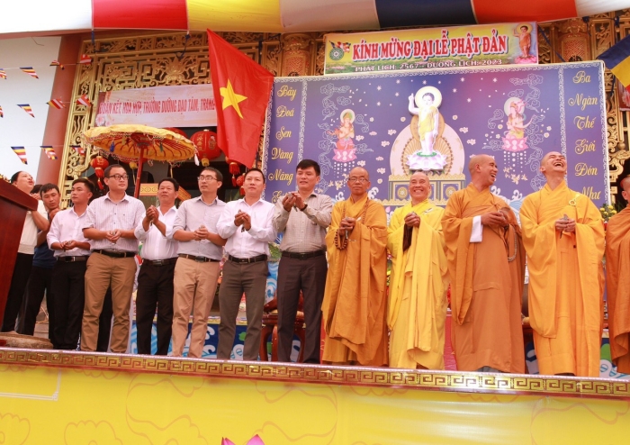 Krông Ana : Ban Trị sự Phật giáo Huyện tổ chức Đại lễ Phật đản PL.2567 - Vesak.2023