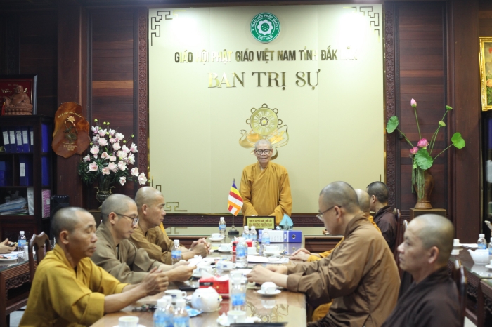 Ban Trị sự Phật giáo Tỉnh họp triển khai các Phật sự quan trọng