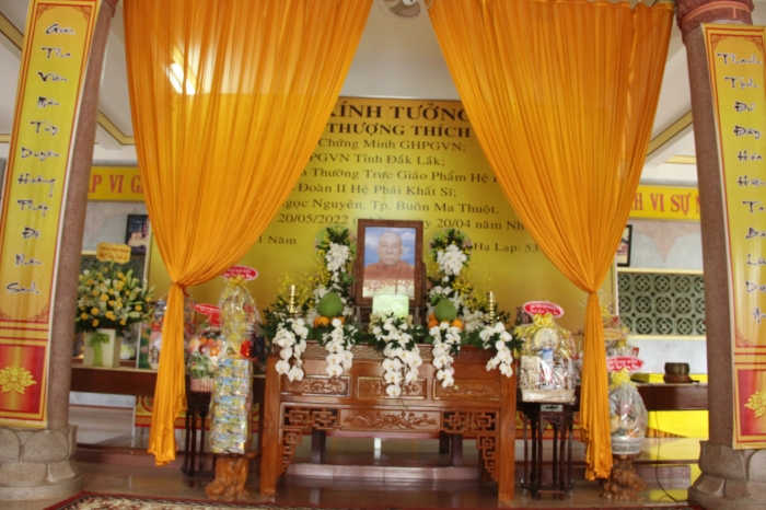 Phật giáo Đắk Lắk dâng hương tưởng niệm lễ Tiểu tường cố Hòa thượng Thích Giác Thanh