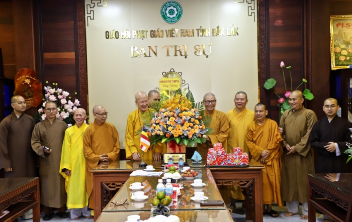 Phân ban Cư Sĩ Phật Tử Trung Ương  thăm và làm việc tại Đắk Lắk 
