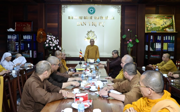 Video: Thường trực Ban Trị sự Phật giáo Đắk Lắk họp phiên thường kỳ