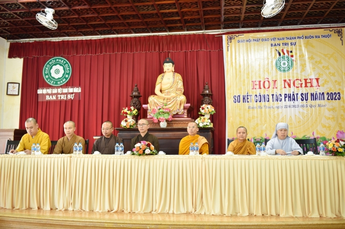 TP.BMT: Hội nghị Sơ kết công tác Phật sự năm 2023