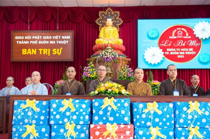 Video: Lễ bế mạc khóa tu mùa hè năm 2023 do Ban trị sự Phật giáo TP. Buôn Ma Thuột tổ chức