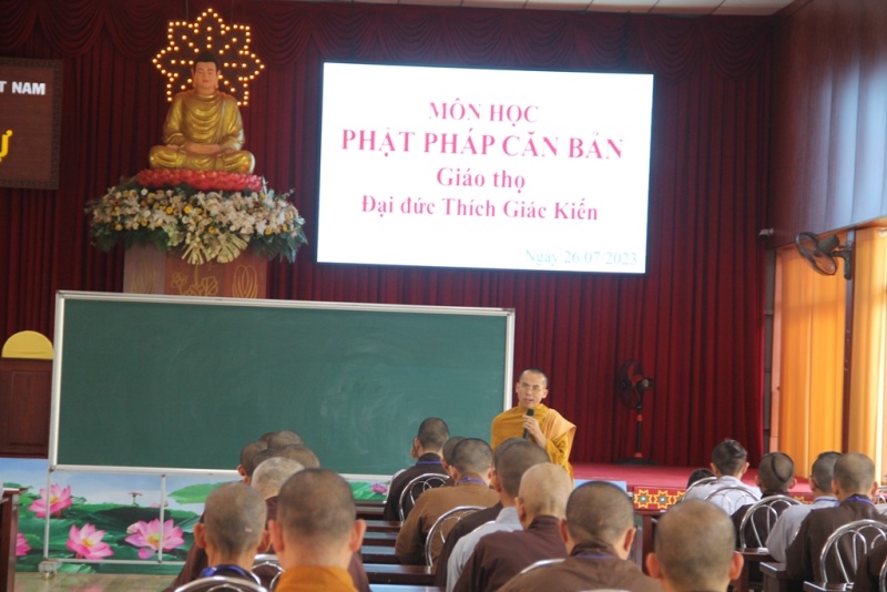Khóa tu Gia giáo: Phật pháp căn bản - Chuyên đề “Tam bảo”