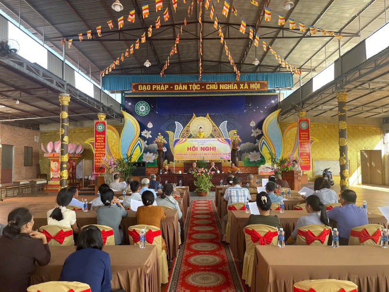 Cư Mgar: Hội nghị Tổng kết Phật sự năm 2023