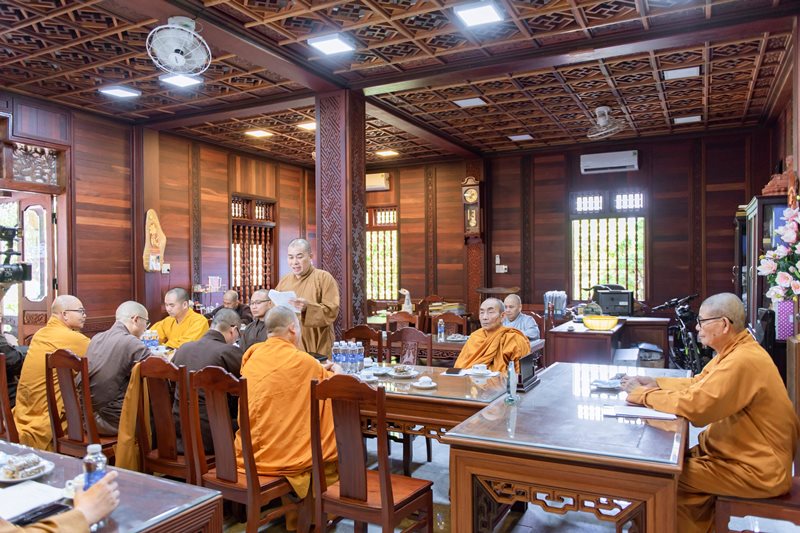 Phiên họp rà soát công tác tổ chức Đại lễ Phật đản PL.2568